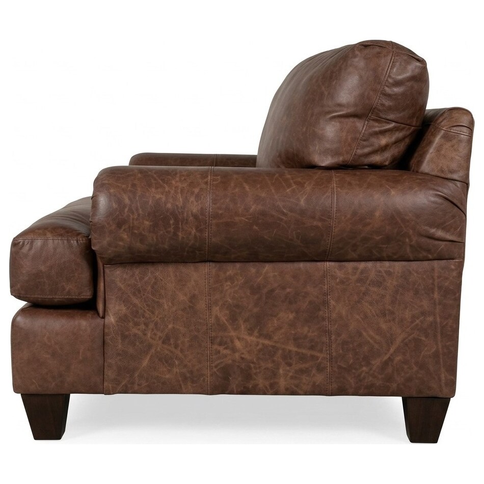 clarisse winslow  leather chair   