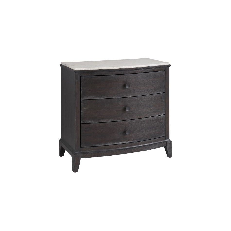 coalesce ravenwood black nightstand   