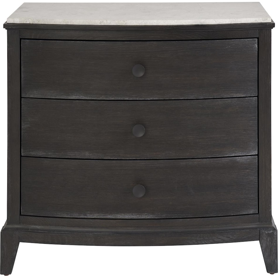 coalesce ravenwood black nightstand   