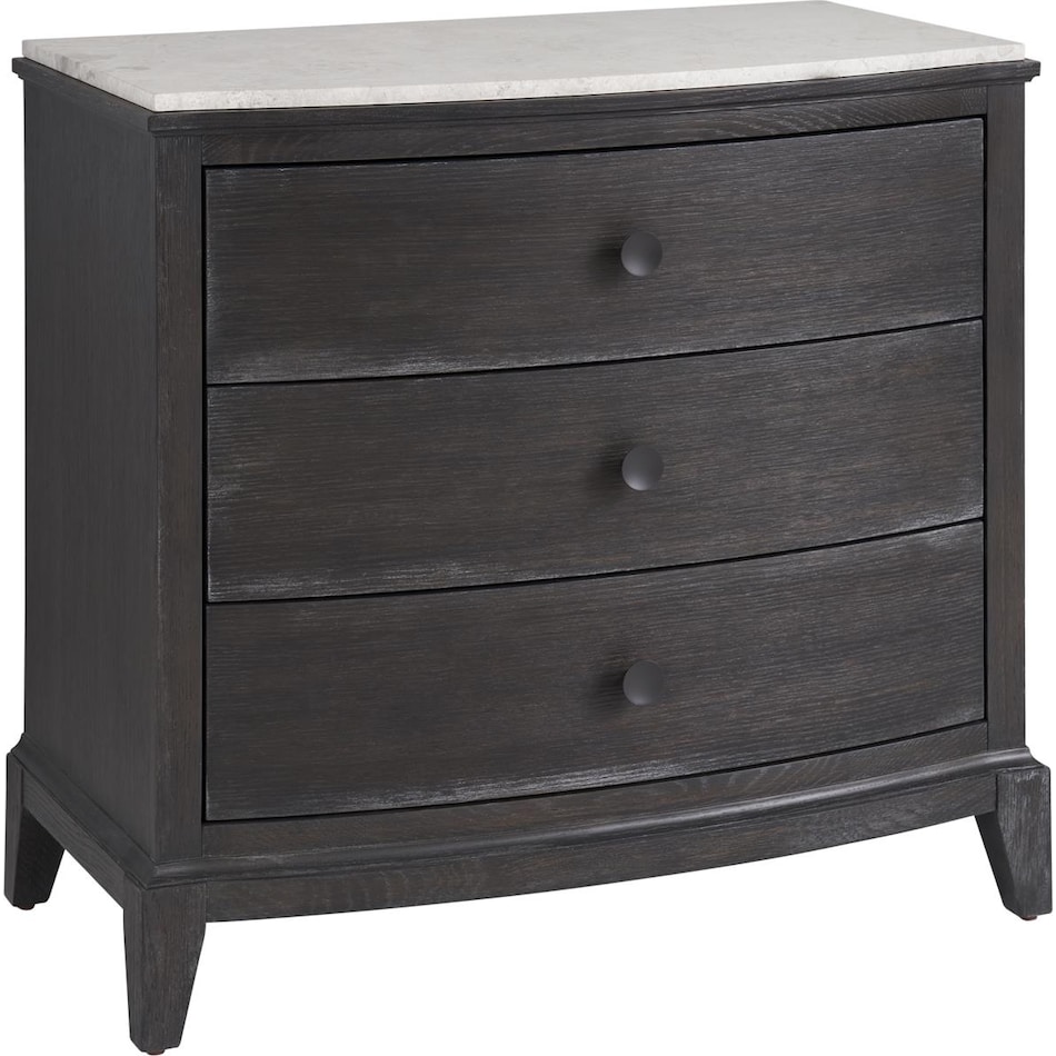 coalesce ravenwood black nightstand   