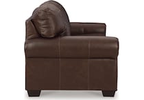 colleton dark brown leather sofa   