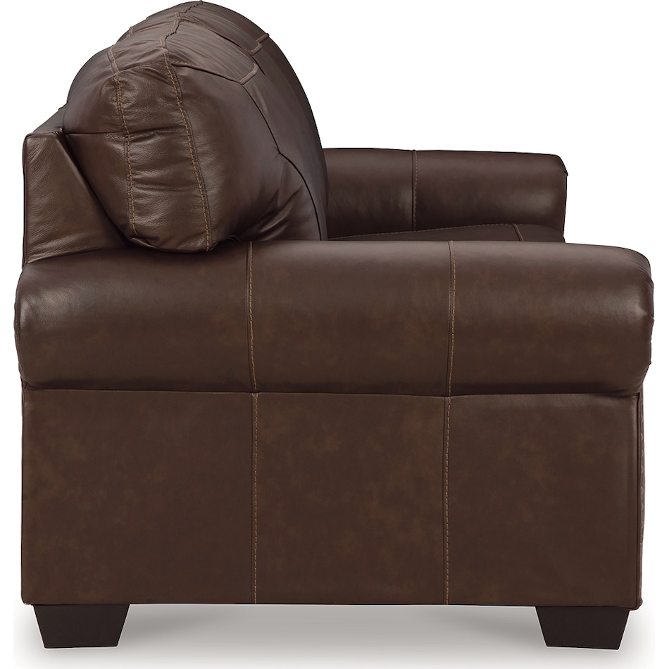 colleton dark brown leather sofa   