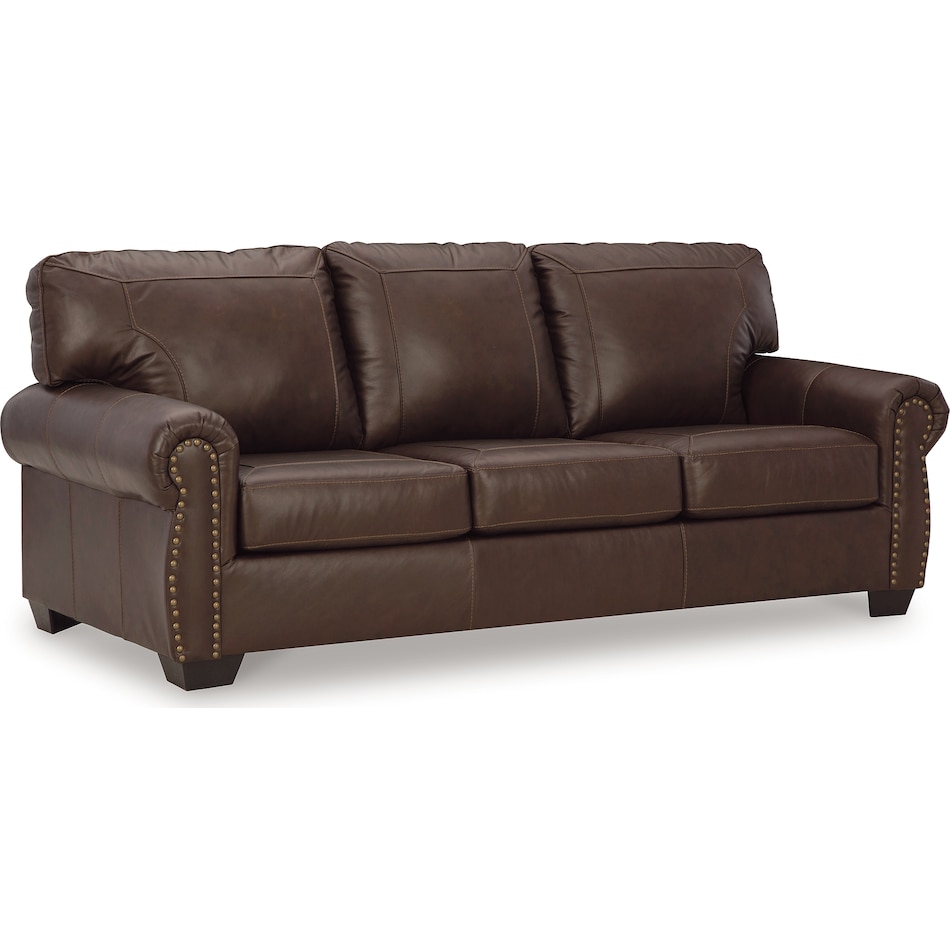 colleton dark brown leather sofa   