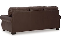 colleton dark brown leather sofa   