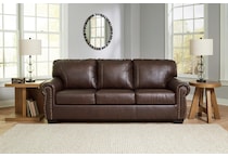 colleton dark brown leather sofa   