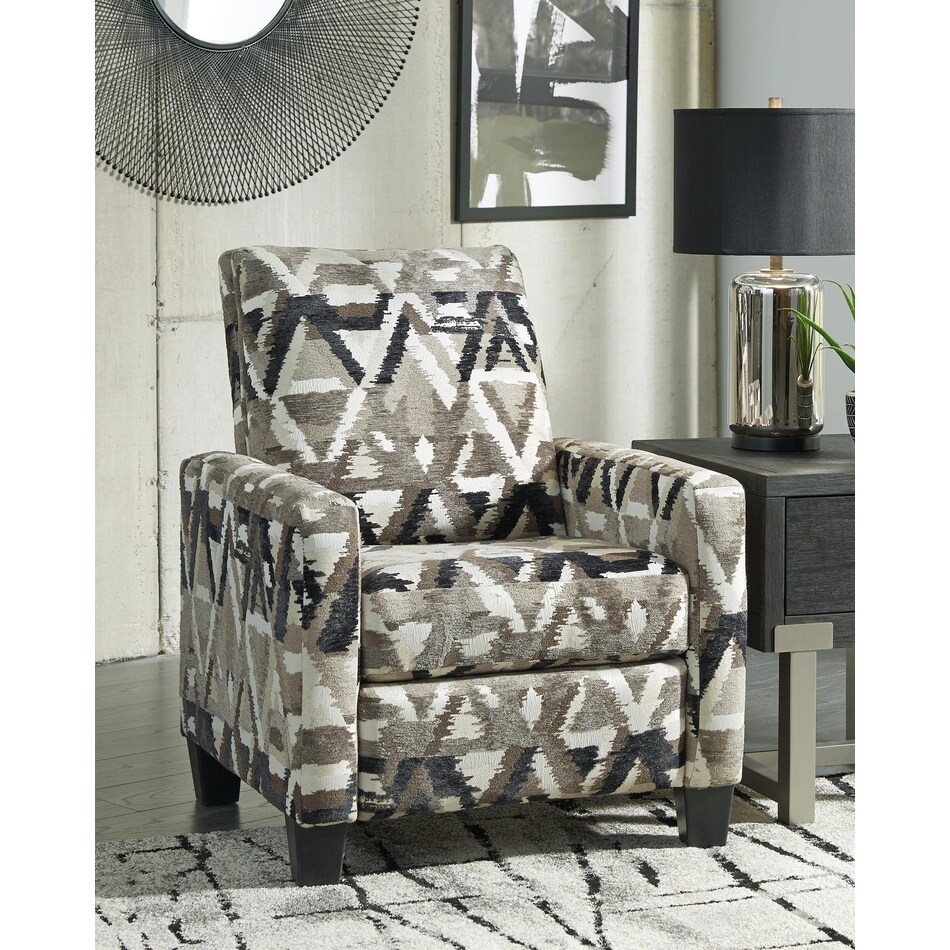 colleyville white recliner   
