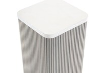 colonnade faux stone chairside table   