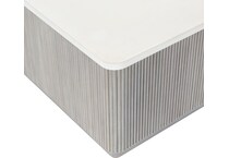 colonnade faux stone cocktail table   