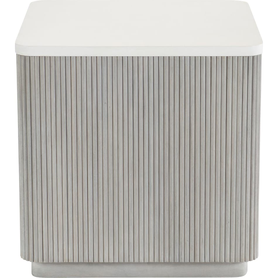 colonnade faux stone end table   