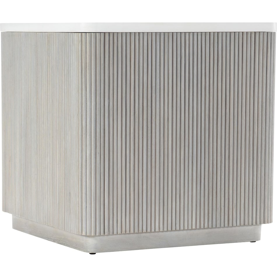 colonnade faux stone end table   