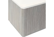 colonnade faux stone end table   
