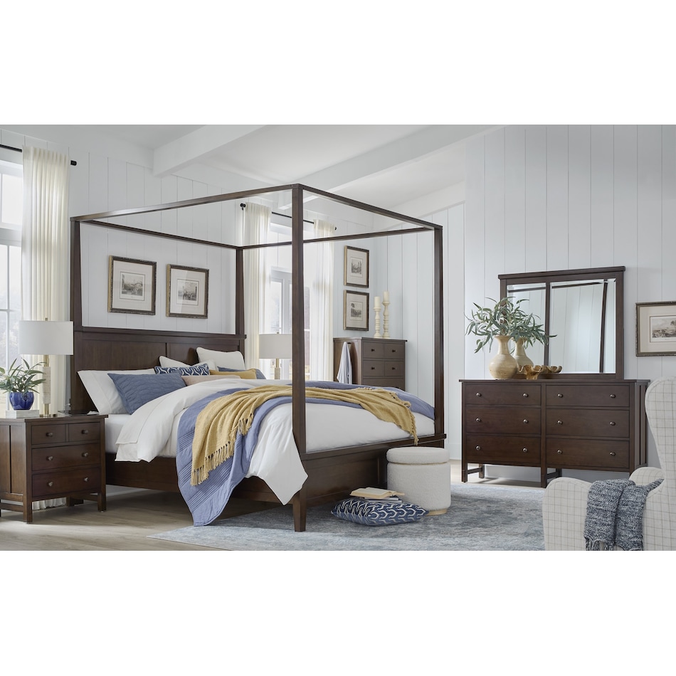 colson brown nightstand   