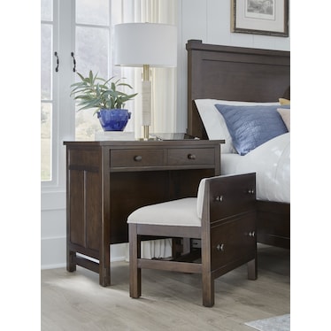 COLSON NIGHTSTAND W/STOOL