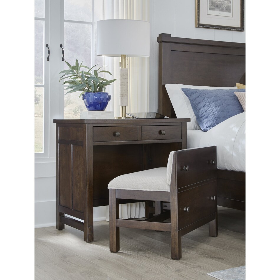 colson cherry nightstand   