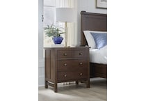 colson cherry nightstand   