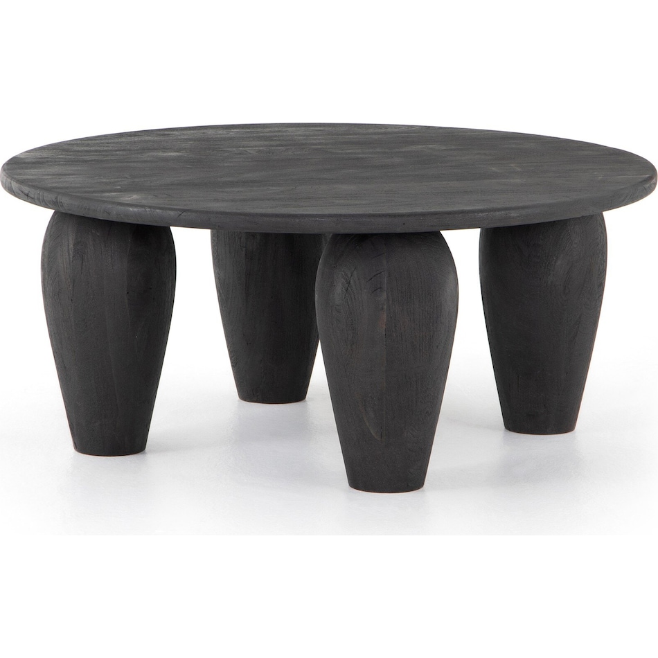 colt dark totem cocktail table   