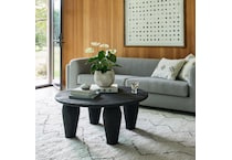 colt dark totem cocktail table   