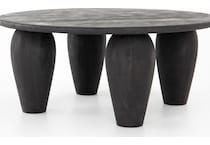 colt dark totem cocktail table   