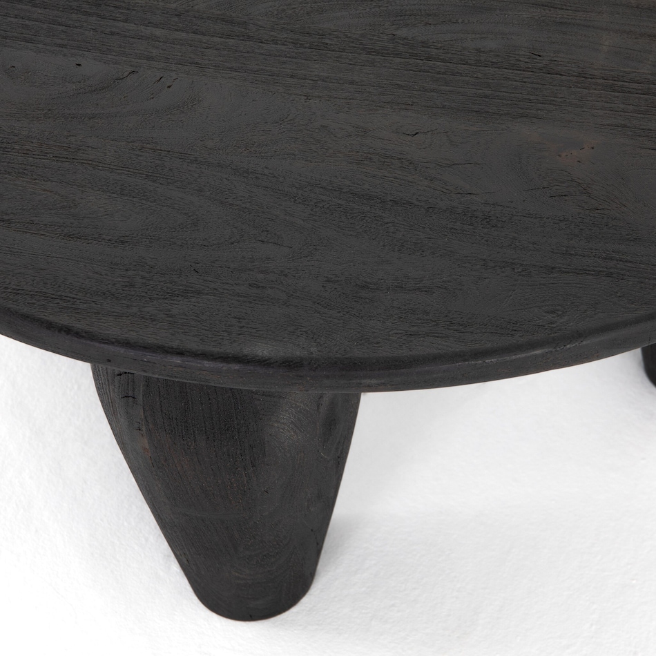 colt dark totem cocktail table   