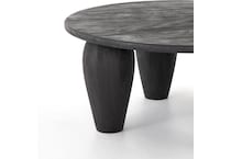 colt dark totem cocktail table   