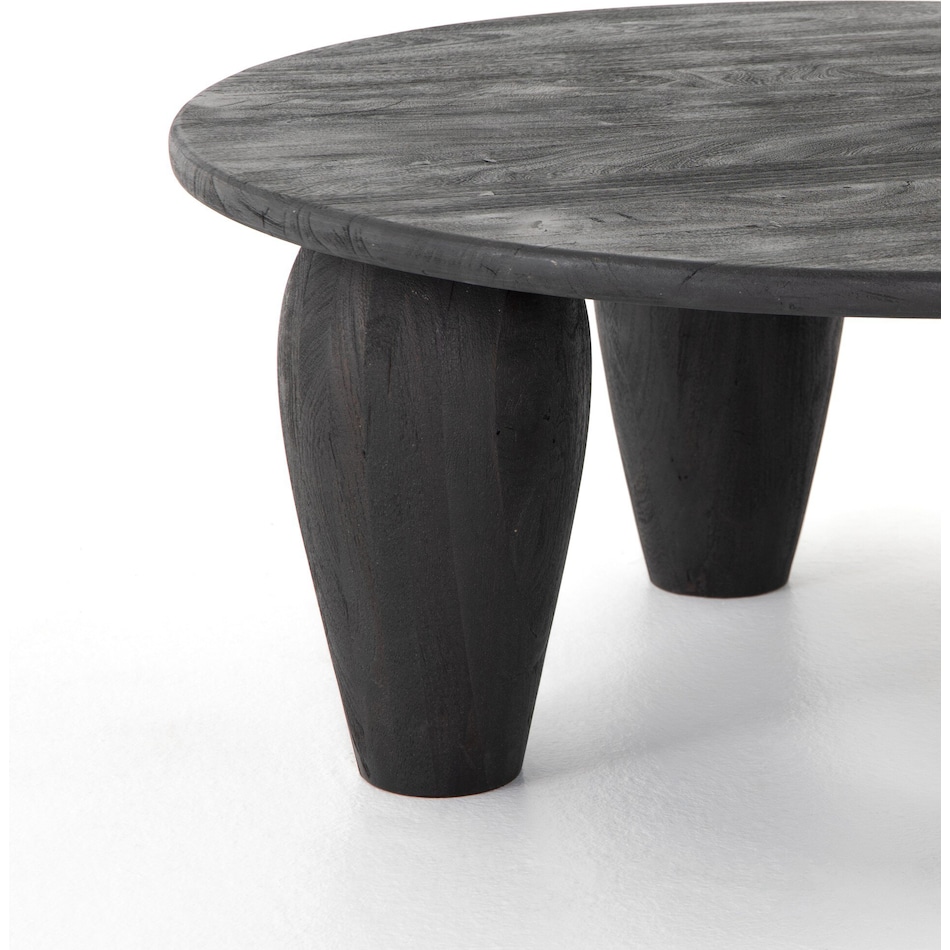colt dark totem cocktail table   