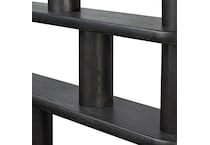 colt ebony oak veneer accent bookcase   
