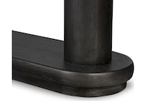 colt ebony oak veneer accent bookcase   