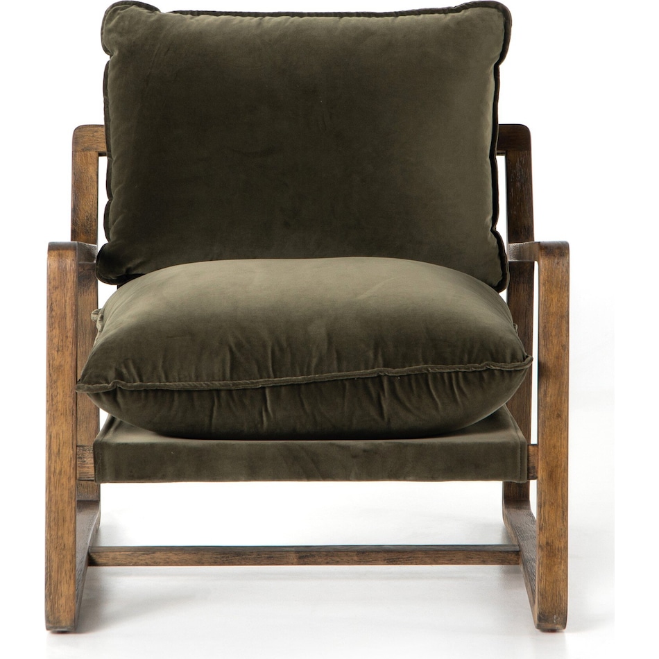 colt surrey olive toasted umber accent chair   