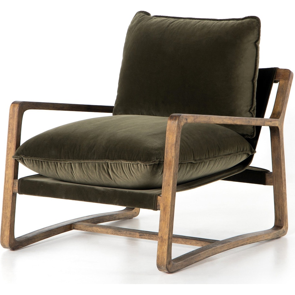 colt surrey olive toasted umber accent chair   