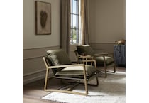colt surrey olive toasted umber accent chair   
