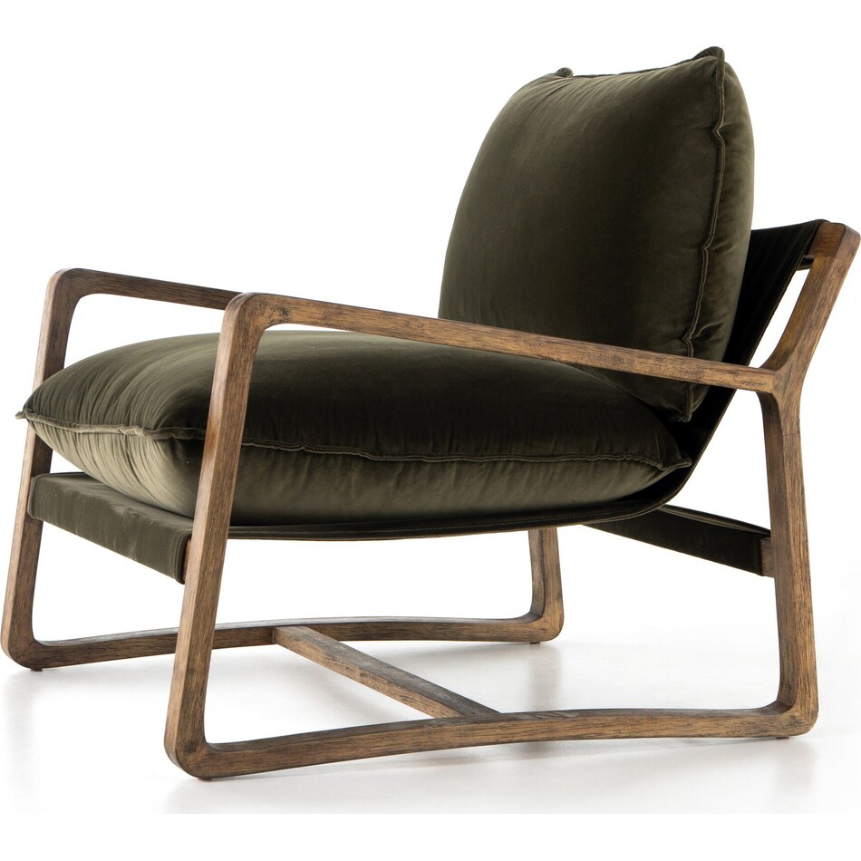 colt surrey olive toasted umber accent chair   