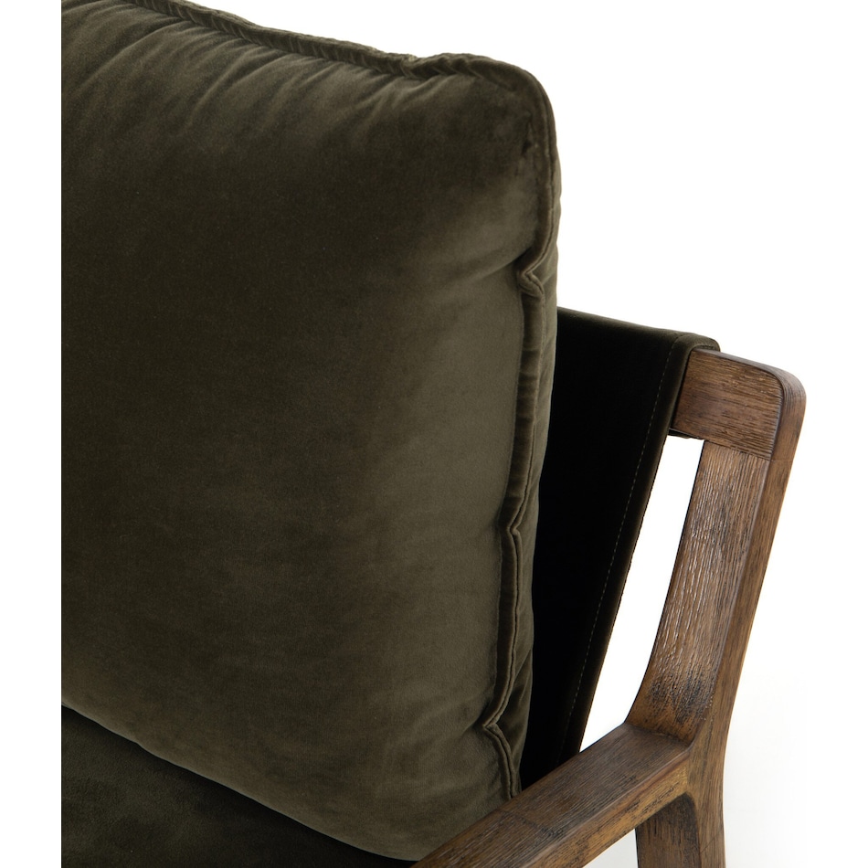 colt surrey olive toasted umber accent chair   