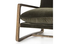 colt surrey olive toasted umber accent chair   