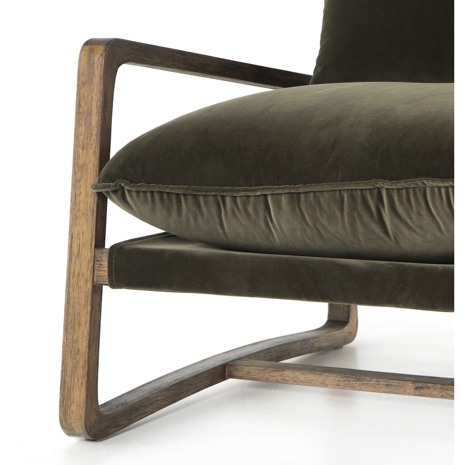 colt surrey olive toasted umber accent chair   