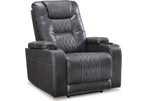 composer gray power rocker recliner   