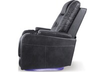 composer gray power rocker recliner   