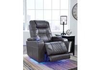 composer gray power rocker recliner   