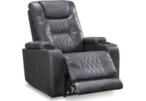 composer gray power rocker recliner   