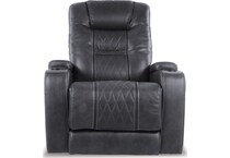 composer gray power rocker recliner   