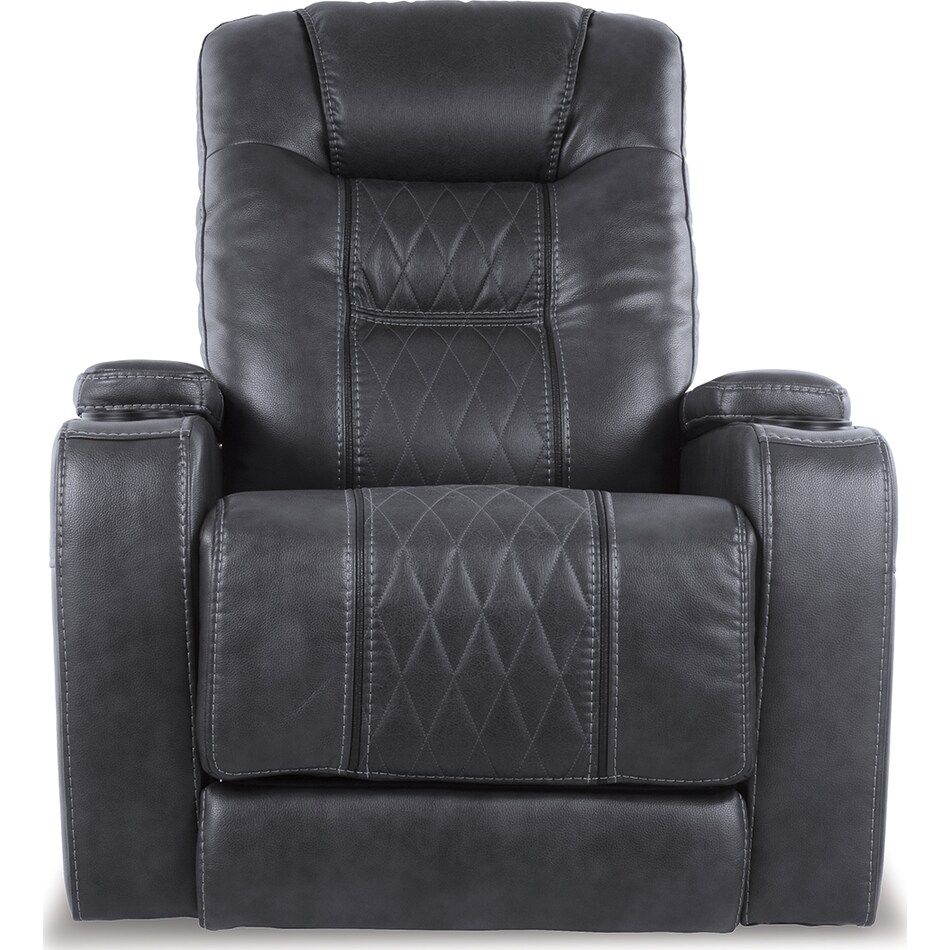 composer gray power rocker recliner   