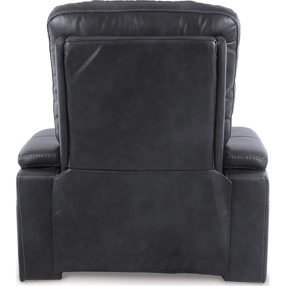 composer gray power rocker recliner   