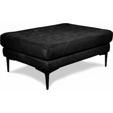 CONNER LEATHER COCKTAIL OTTOMAN