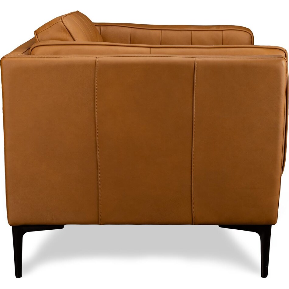 conner brown leather chair   