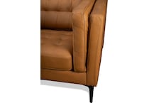 conner brown leather chair   