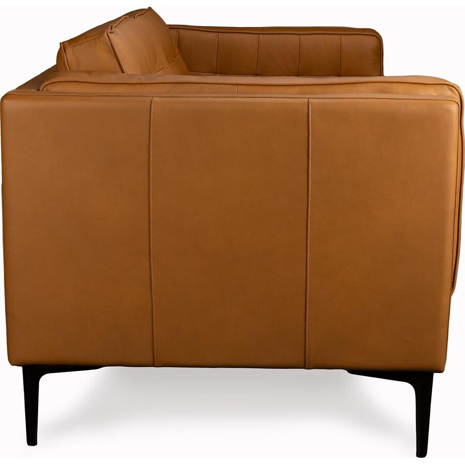 conner leather loveseat   