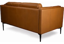 conner leather loveseat   