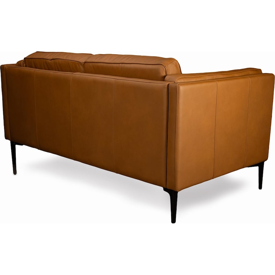 conner leather loveseat   