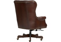 conrad burnished umber desk chair   