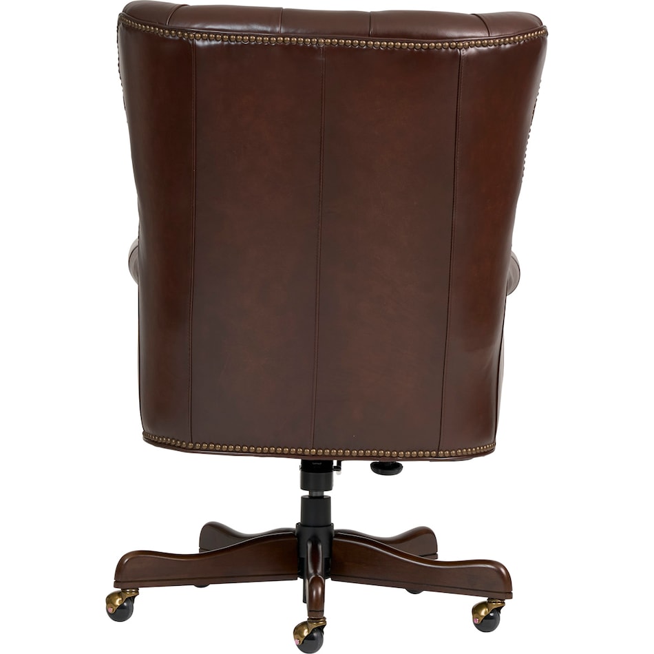 conrad burnished umber desk chair   
