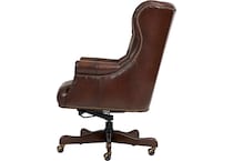 conrad burnished umber desk chair   